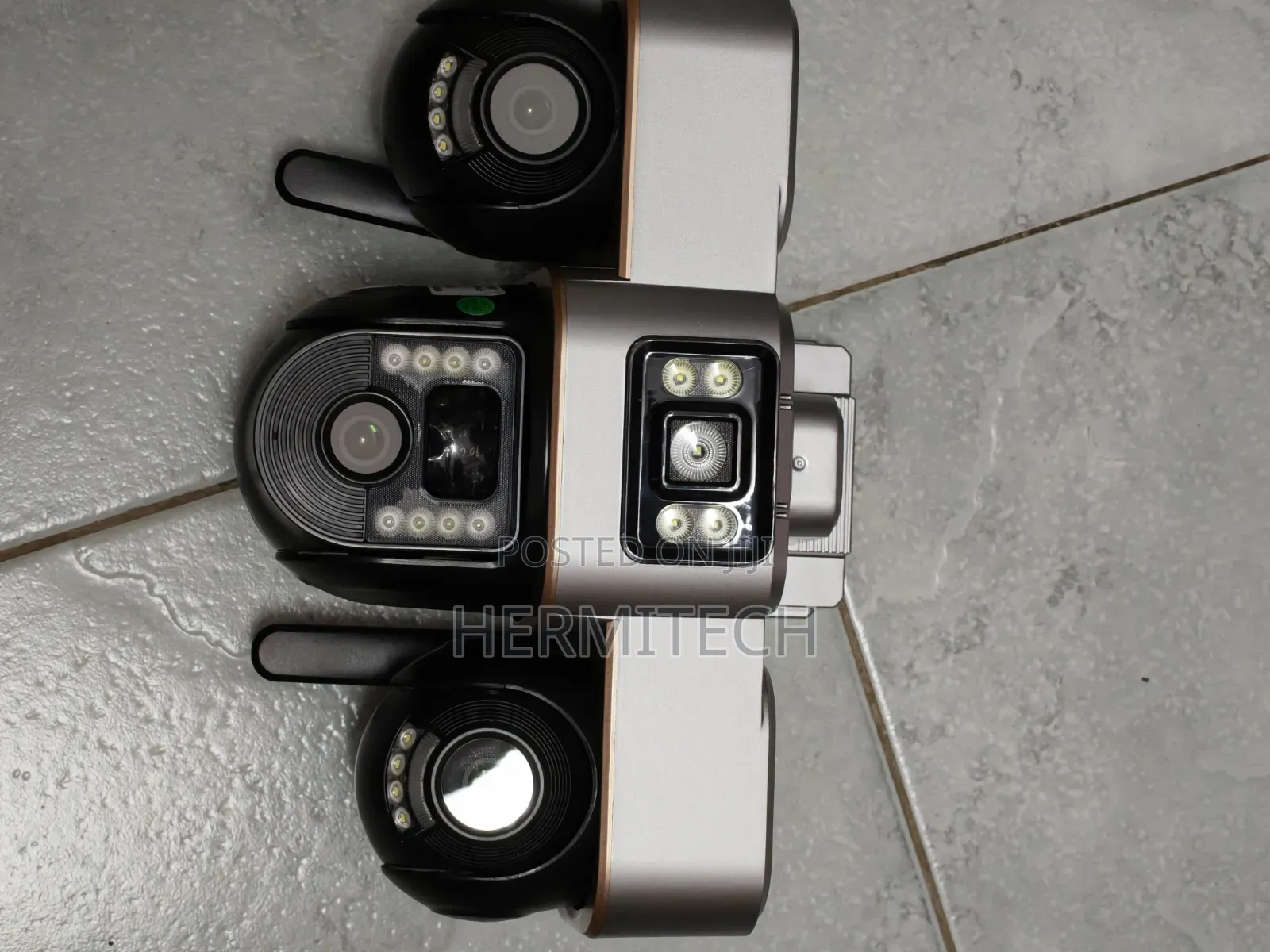 V380 Camera Smart 4g CCTV Triple Lens Solar Powered Outdoor