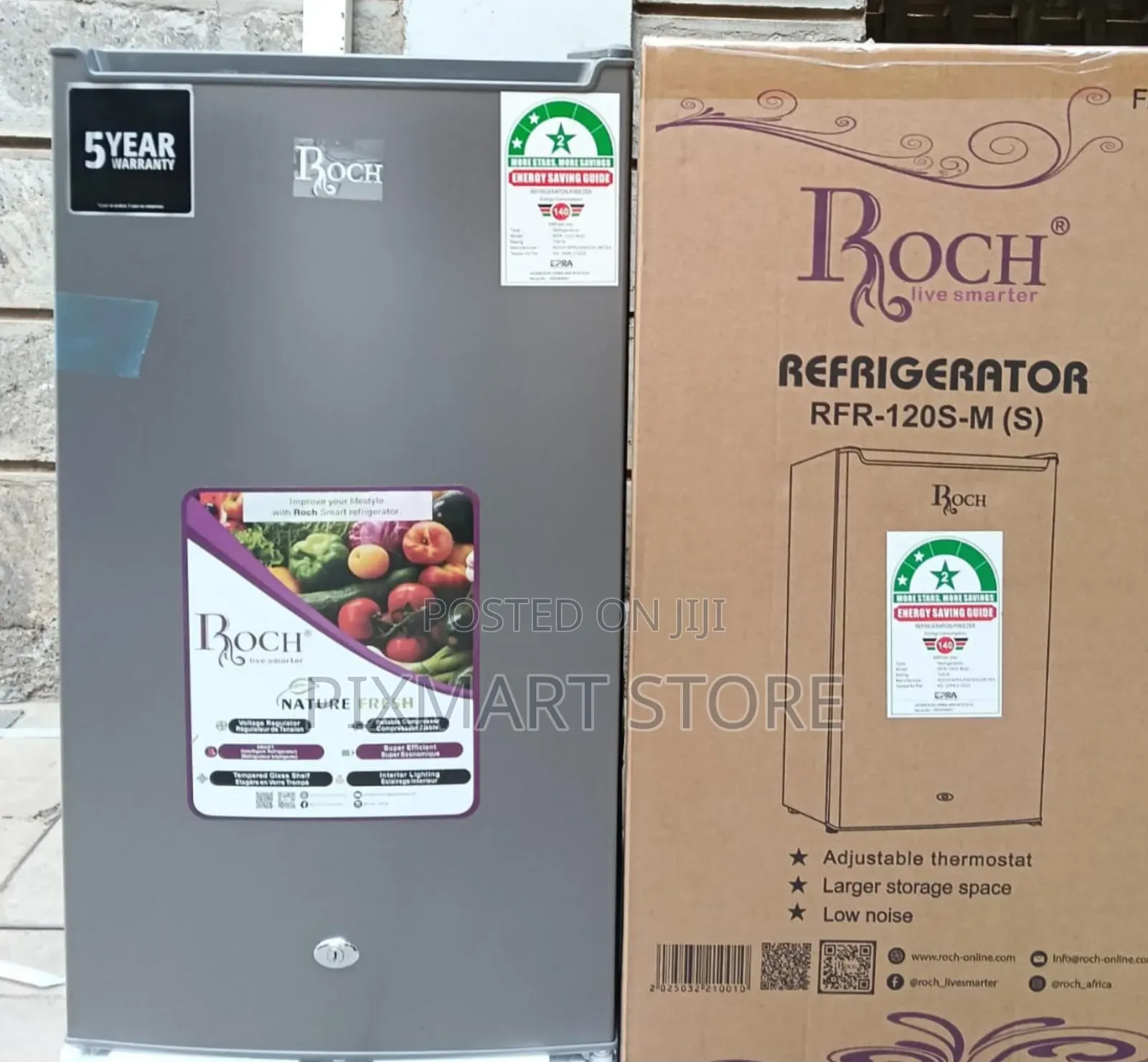 Roch 90l Single Door Fridge – Compact Energy Saving
