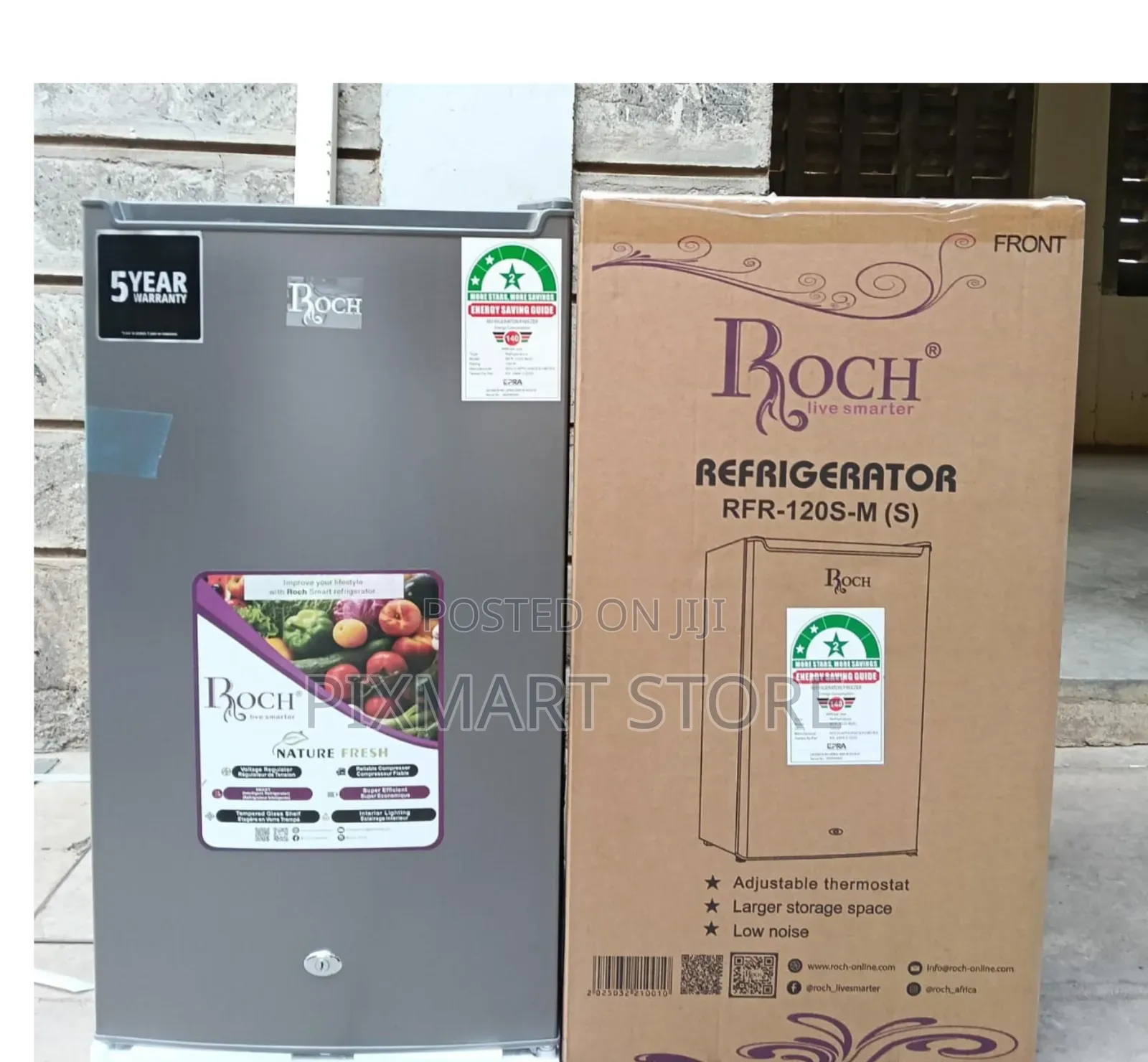 Roch RFR-120-S-M 90l Mini Fridge – Efficient Space Saving