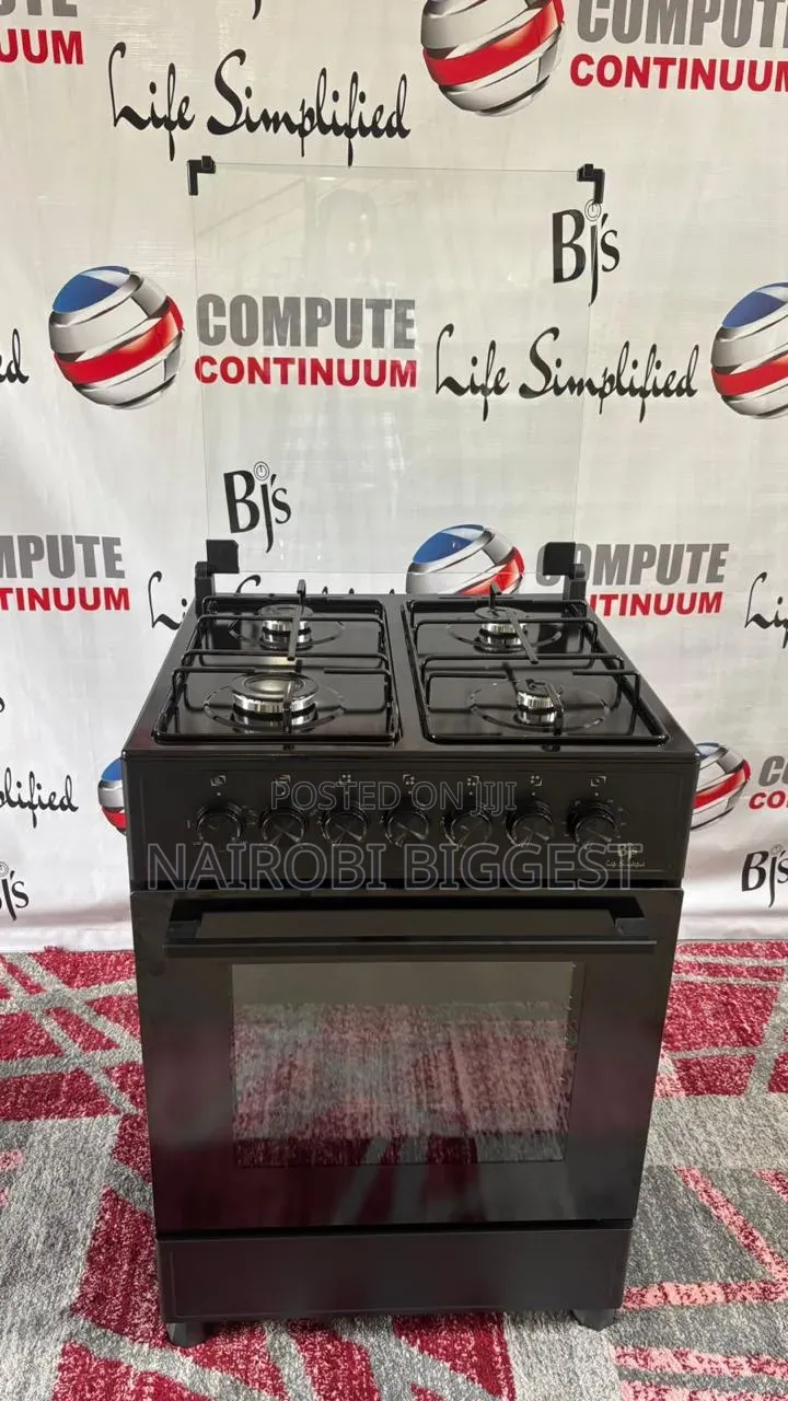 Bj60604g – 60 X 60 Size  • 4 Powerful Gas Burners  • Electric Oven