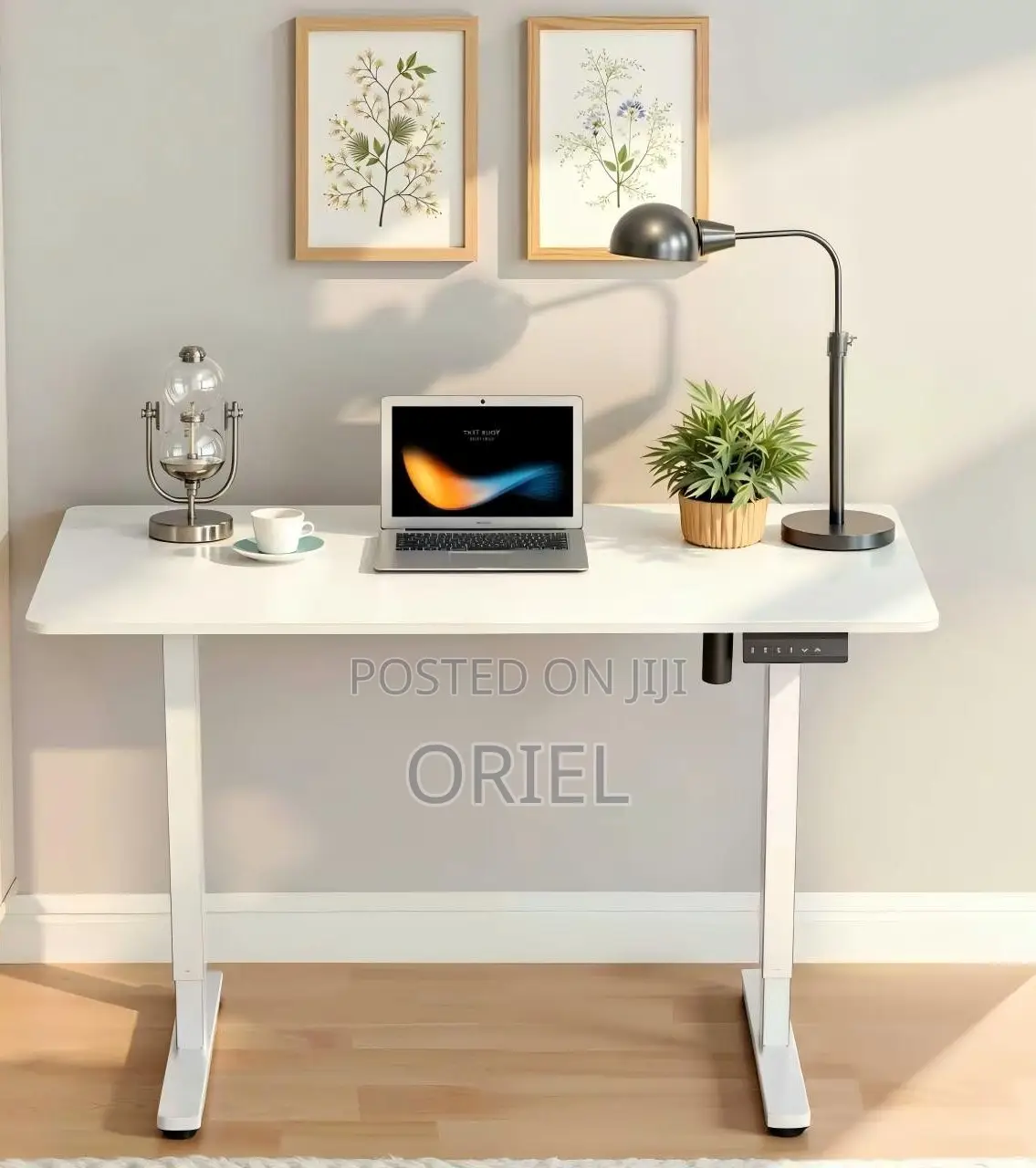 Office Desk : 200cm Height Adjustable Electric Office Computer Desk