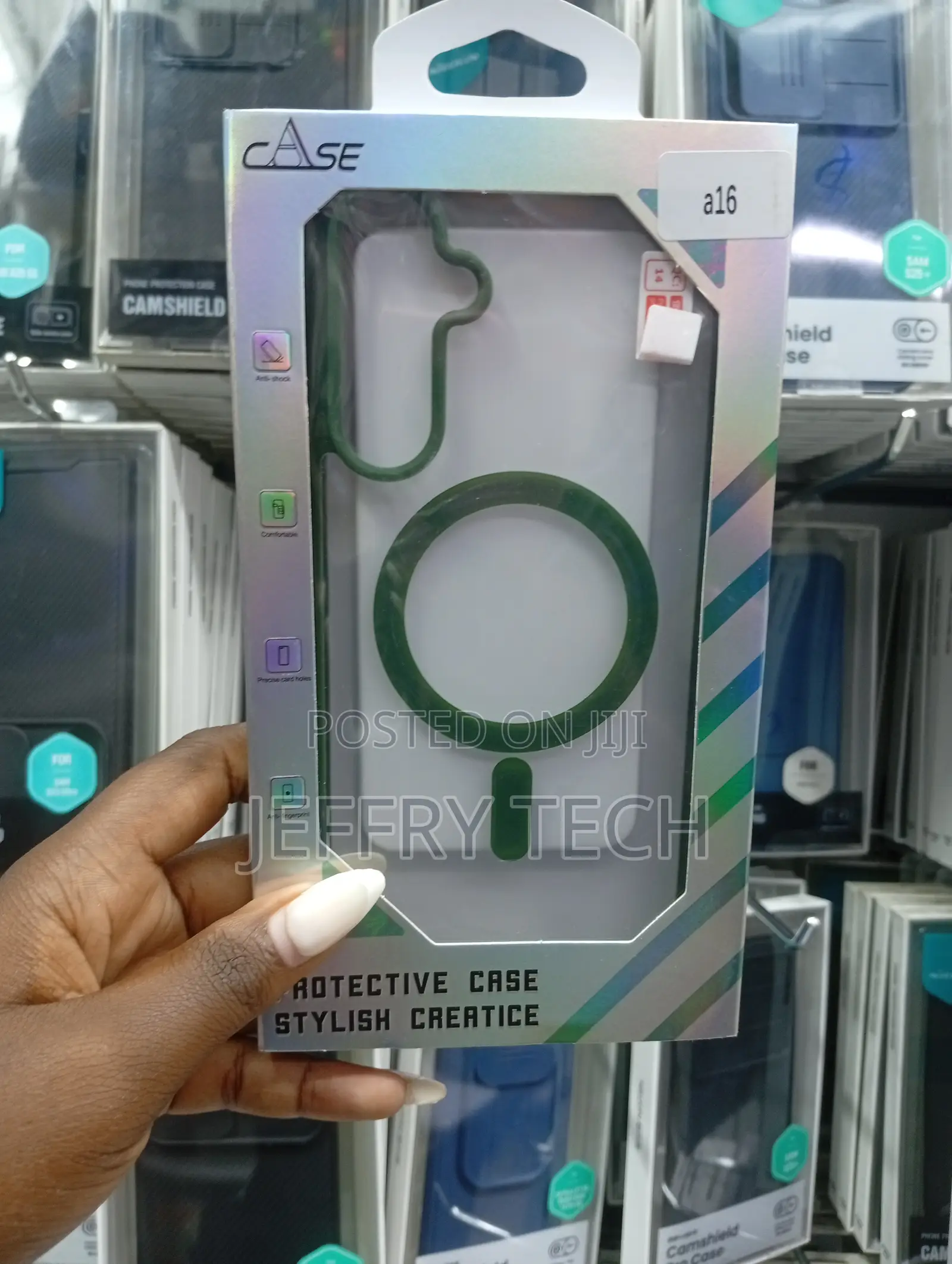 Samsung Galaxy A16 Built-in Magnetic Ring Protective Phone Case