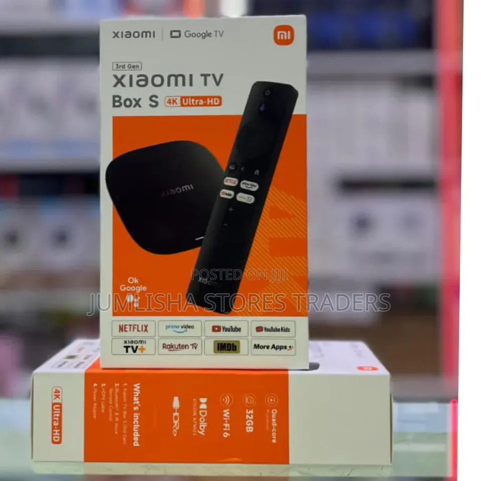 Xiaomi TV Box S 3rd Generation *4k Ultra Hd Resolution*With Google TV