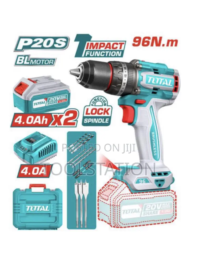 Brushless Cordless Impact Drill Brushless Motor Tidli20968