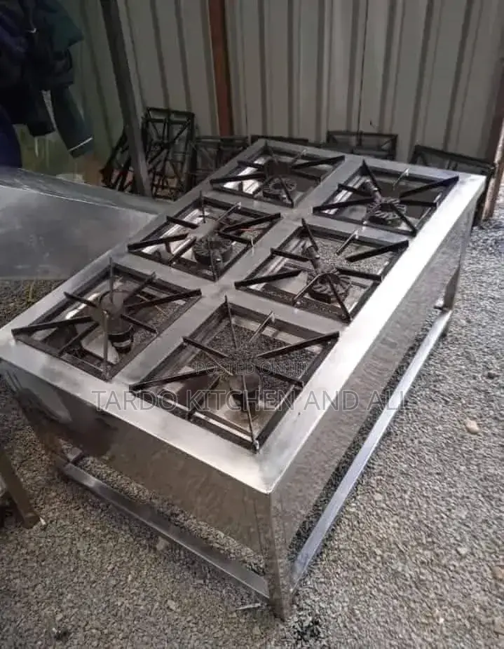 Stainless Steel Six Burner