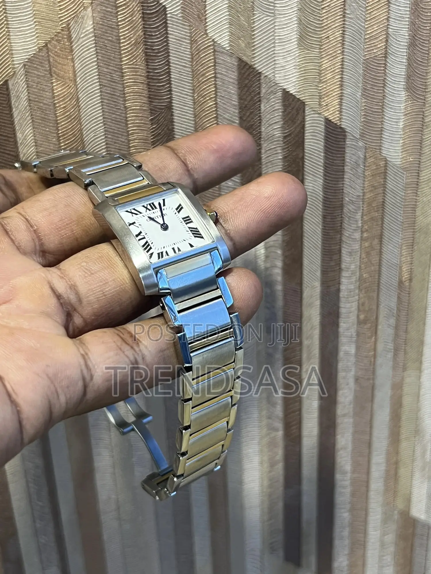 Cartier Tank Francaise Two Tone Steel and Yellow Gold