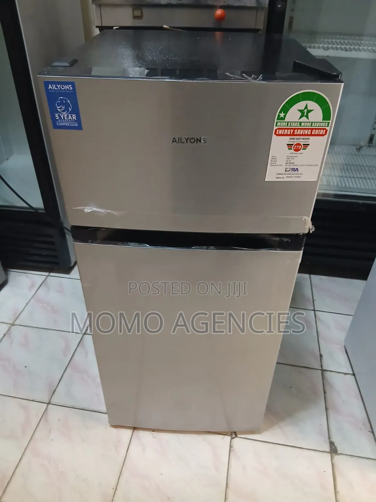 Ailyons Fridge 112l Double Door ( Brand New)