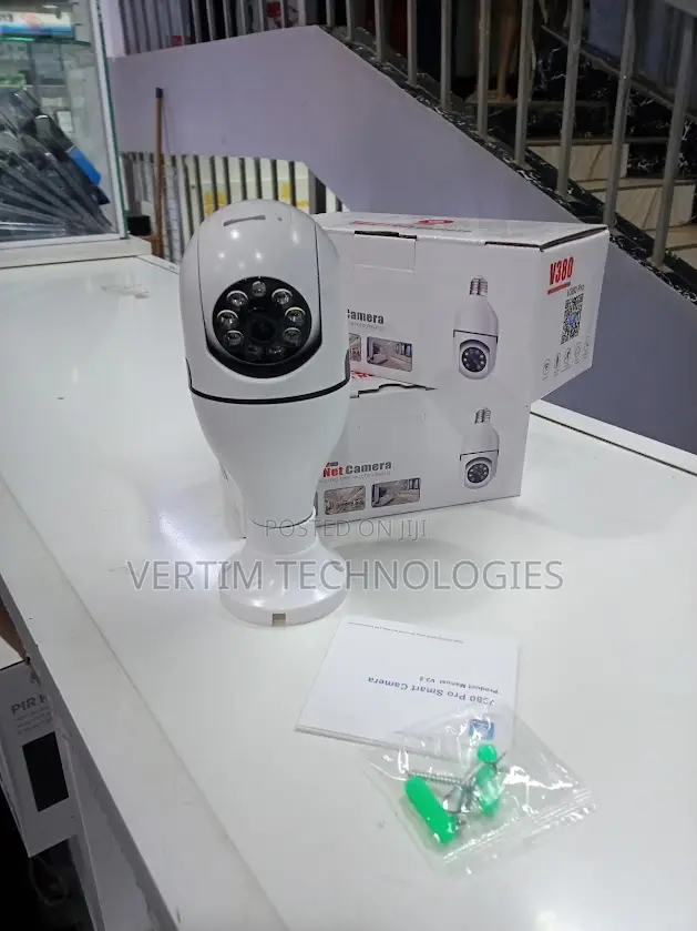 1080p 2mp Home Security Surveillance Bulb Wireless Indoor Camera