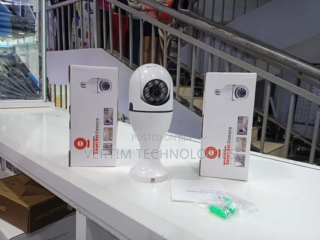 Wifi Smart Net Dual Bulb PTZ Camera Full Color With Night Vision