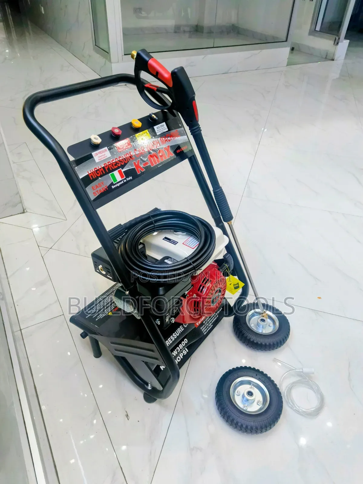 Kmax High Pressure Car Wash Machine With Engine 7.5 Hp