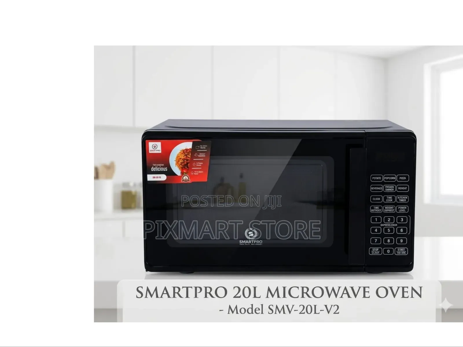 Smart Pro 20l Microwave With Defrost Timer – Black