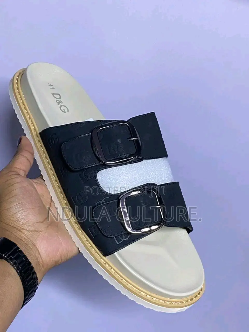 D G Sandals Double Buckle