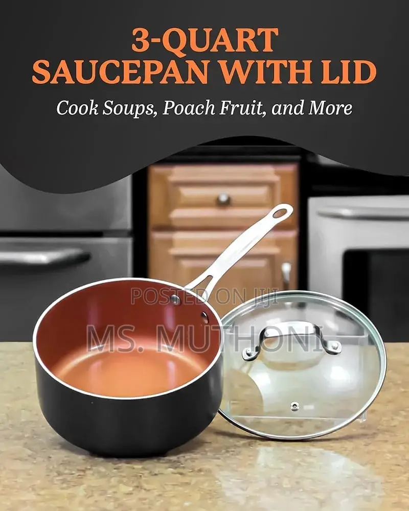 Gotham Steel Cooking Sauce Pot With 1 Handle*