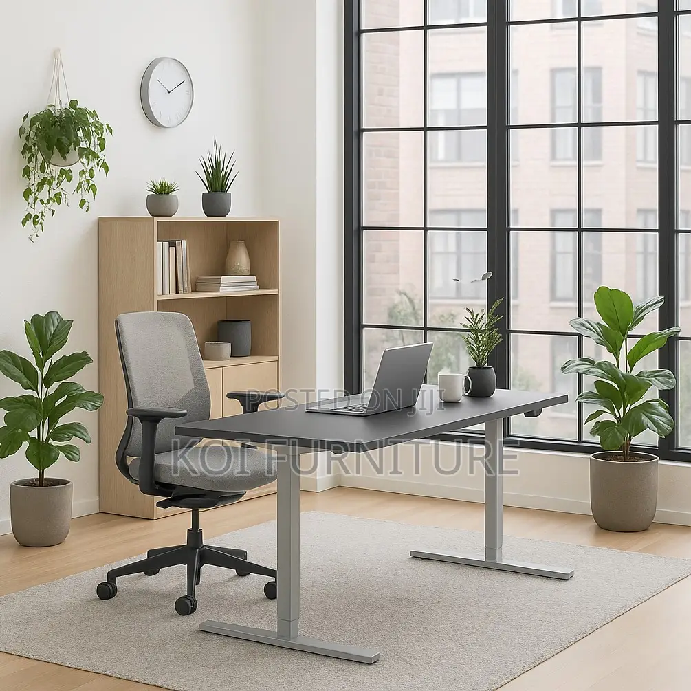Office Desk; 1400mm Eletric Standing Adjustable Wellness Desk