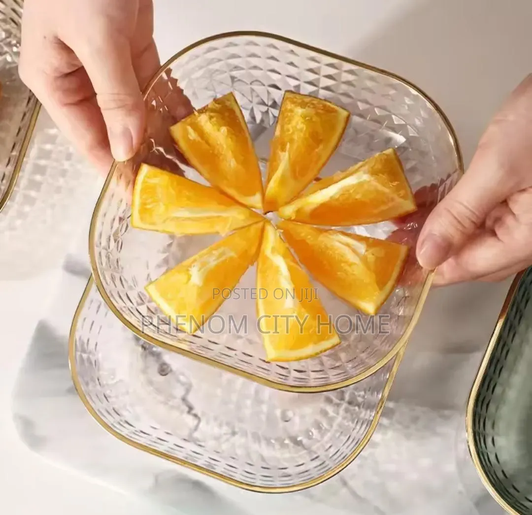 Acrylic Fruit Bowl With 4 Serving Bowls
