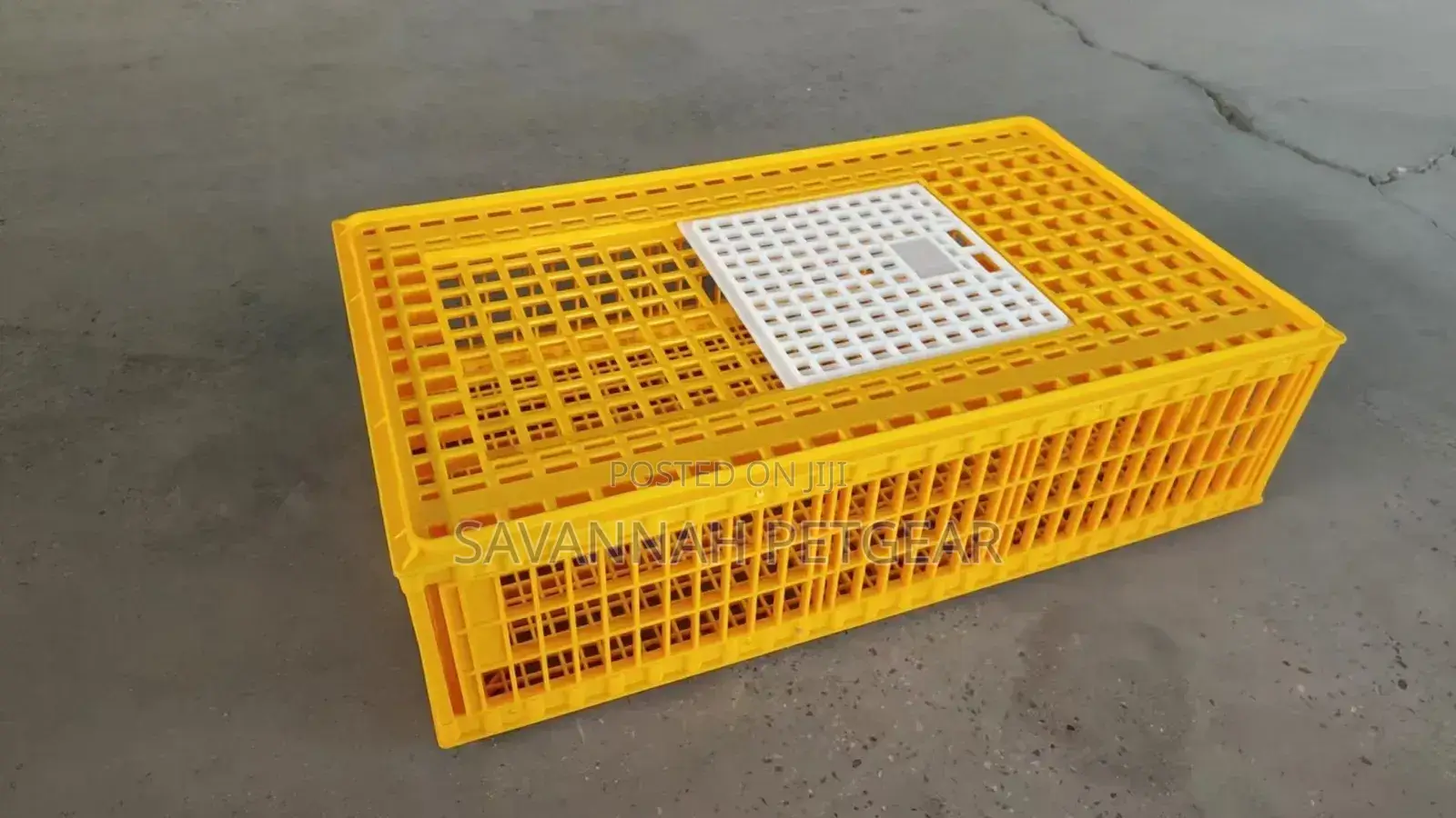 Reinforced Plastic Stackable Cage for Transporting Live Birds, Chicken