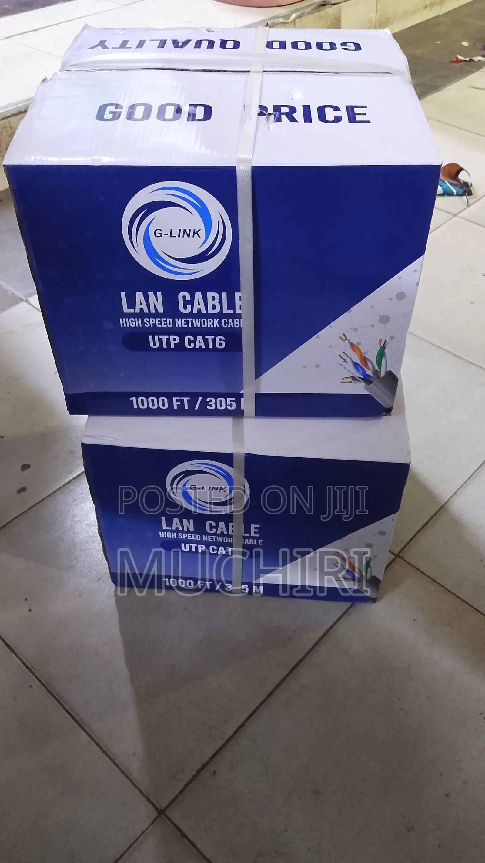 Cat 6 Outdoor Cable Weatherproof Uv Shielded 305m