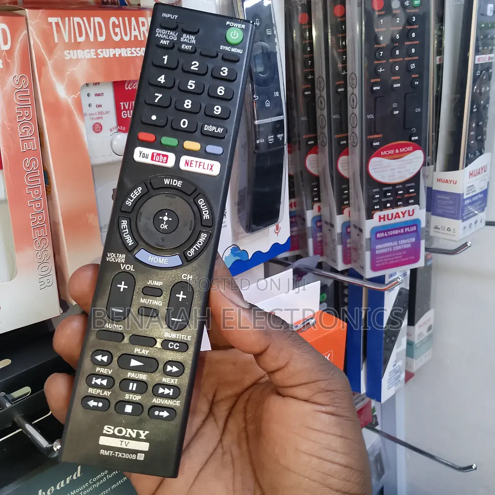 Sony Remote Control , Netflix You Tube RMT-300b