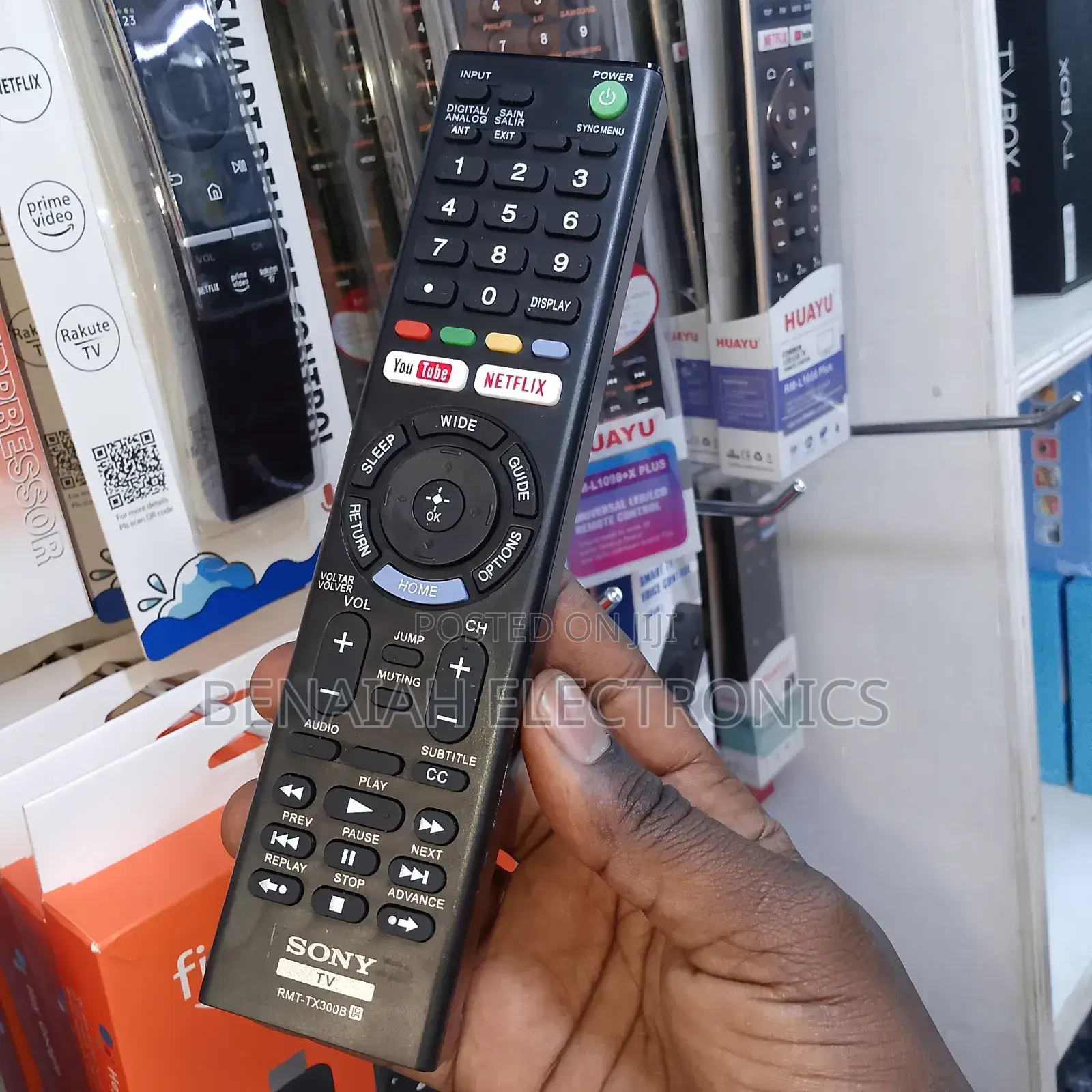 Sony Remote Control , Netflix You Tube RMT-300b
