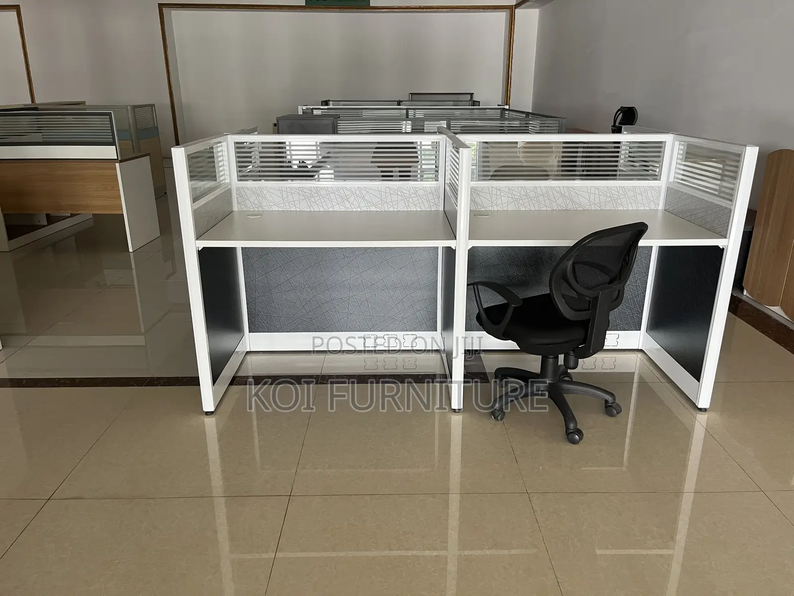 Office Workstation; Four Users Executive Office Workstation Desk