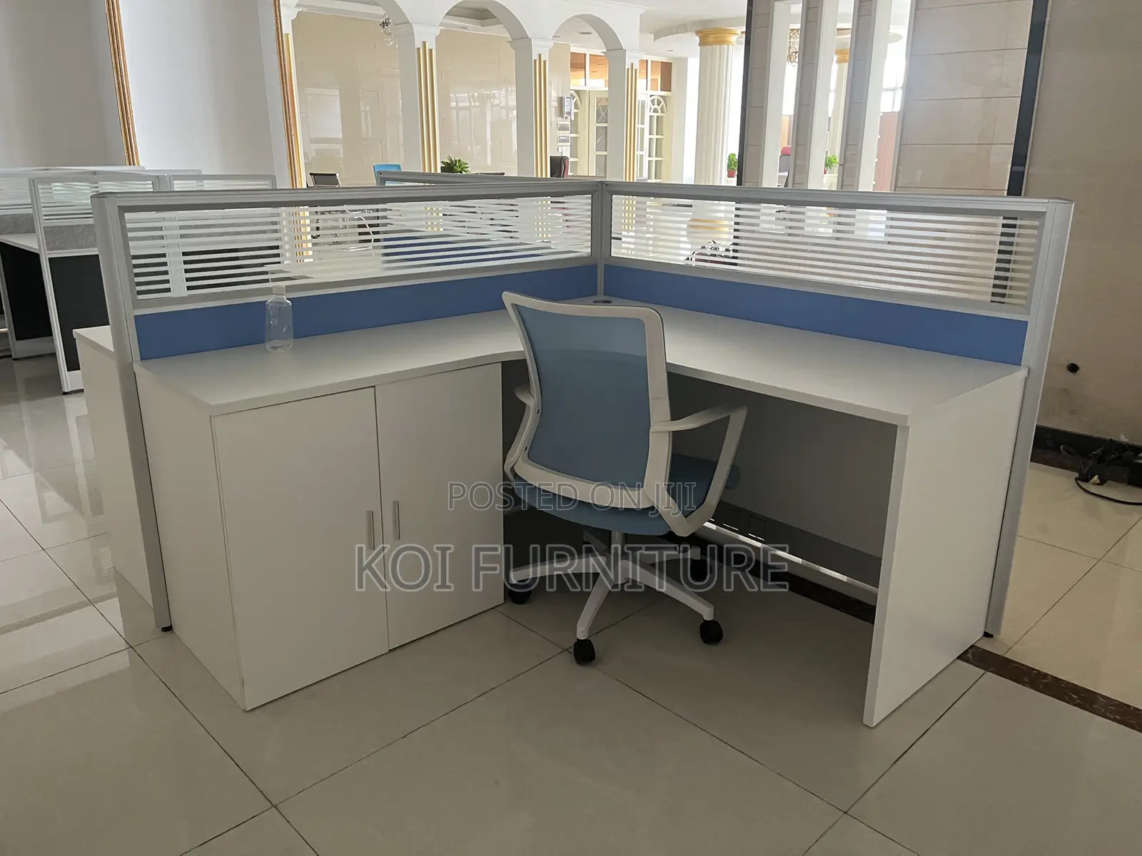 Office Workstation; Four Users Executive Office Workstation Desk