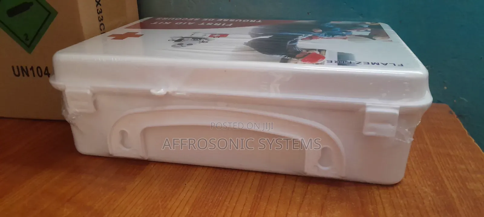 First Aid Kit White Plastic Box