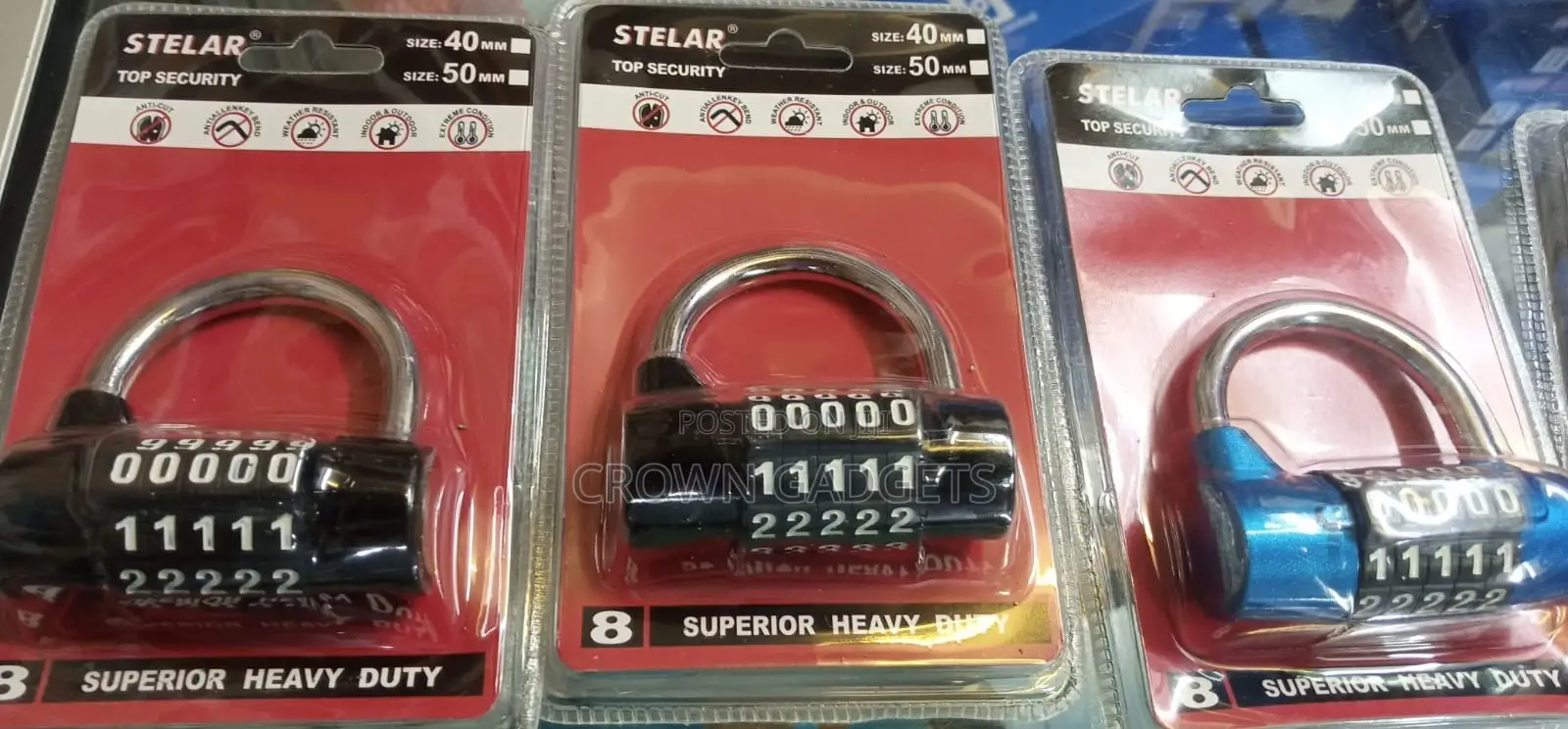 Outdoor 5 Digit Combination Padlock Weather Resistant