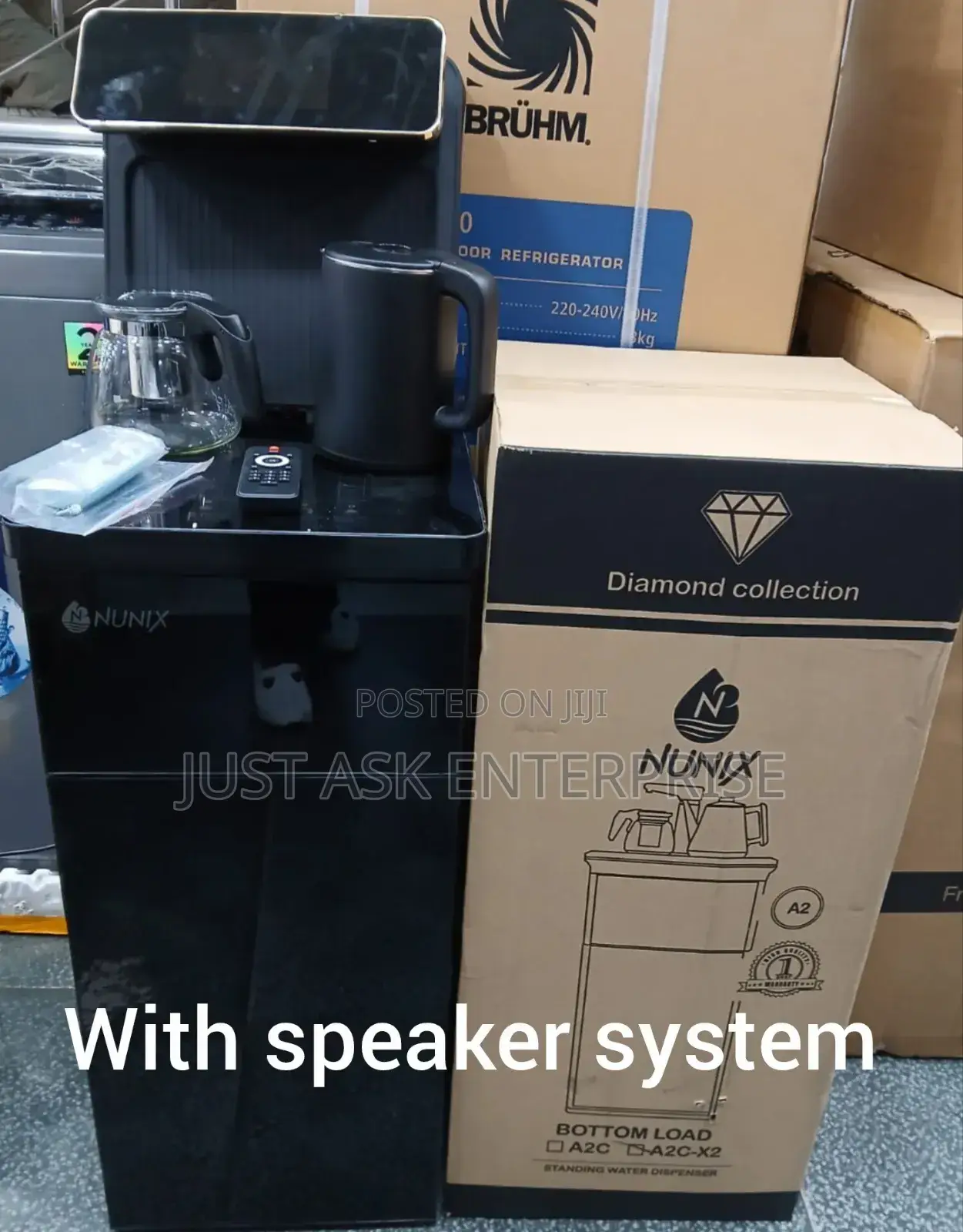 Nunix A2c-X2 Bottom Load Hot and Cold Water Dispenser - Music System
