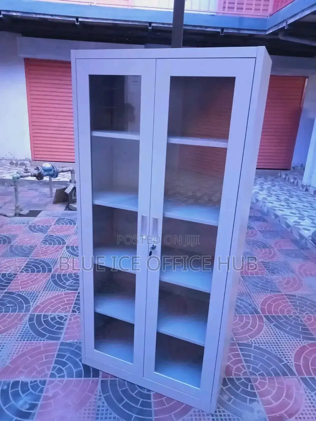 Full Glass 2-Door Cabinet