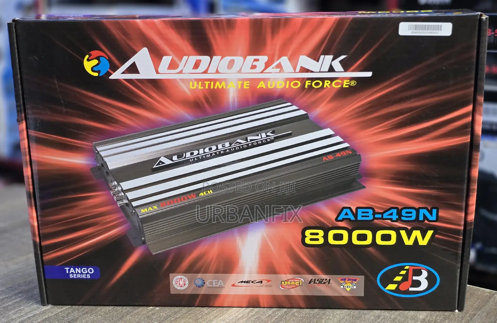 8000watts Audiobank 4 Channel Bridgeable Powerful Amplifier