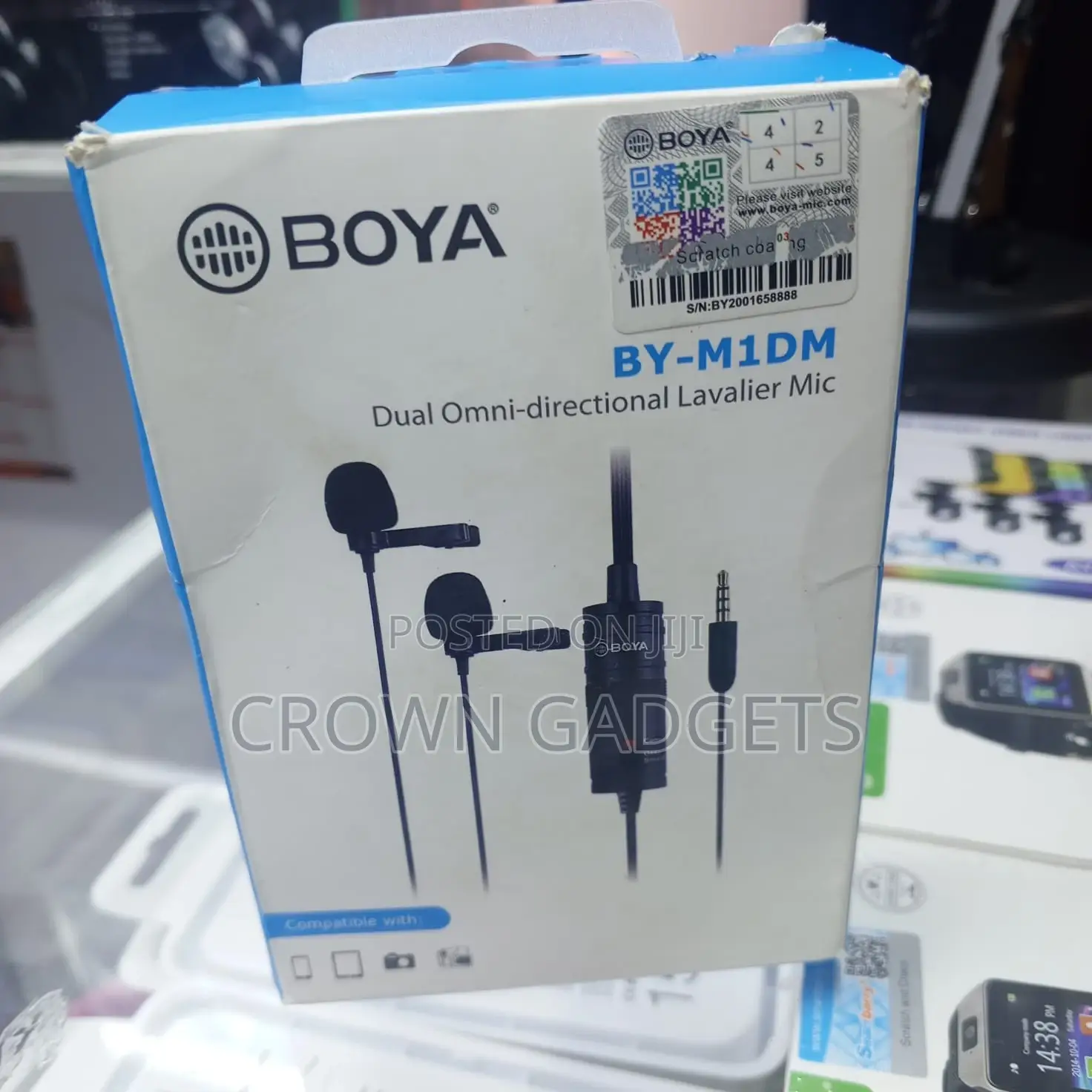Boya By-m1dm Dual Lavalier Mic 2 Person Recording 3.5mm