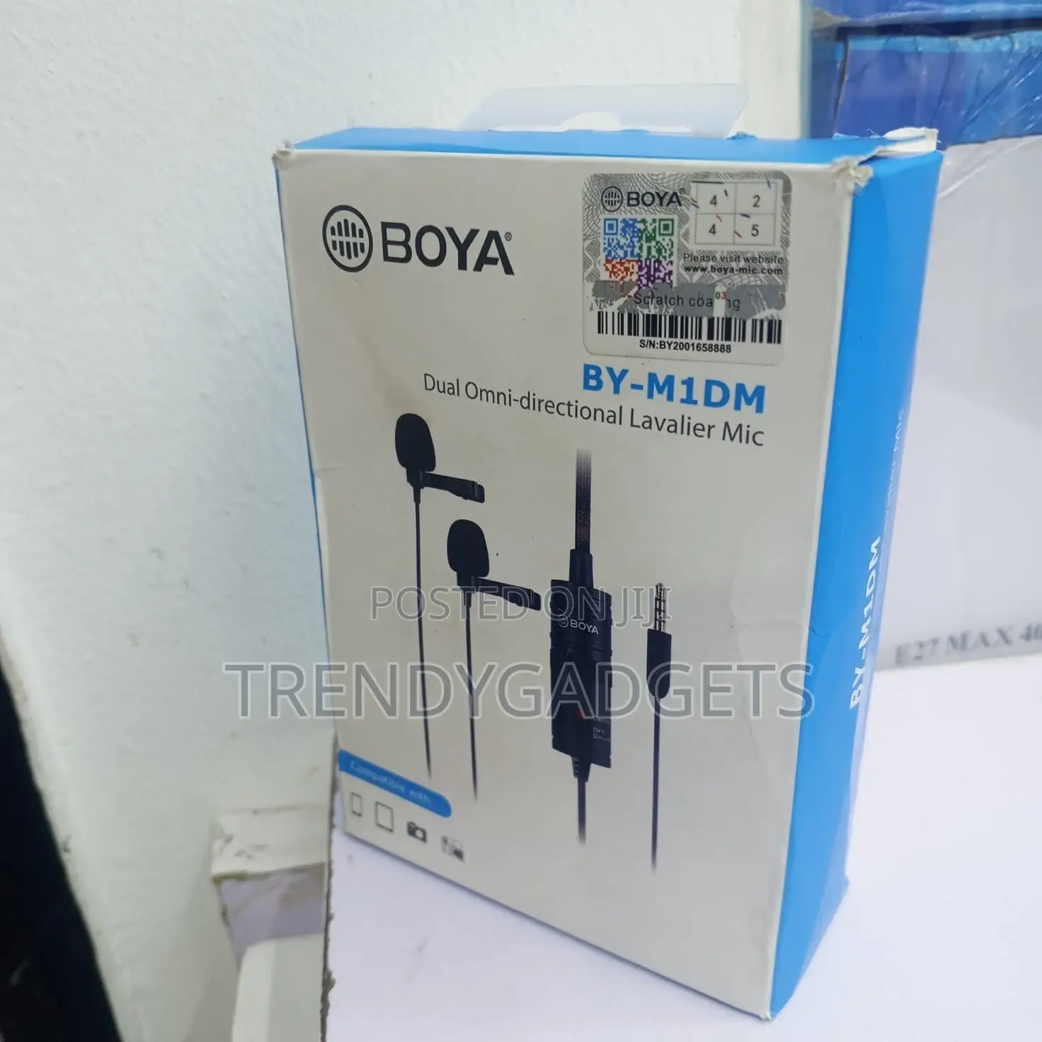 Boya by-M1dm Omnidirectional Lapel Mic 4m Cable Set