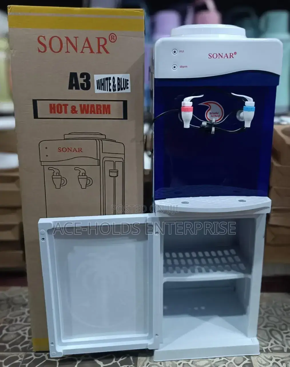 Sonar A3 2 Taps - Hot and Normal Water Dispenser - Top Loading