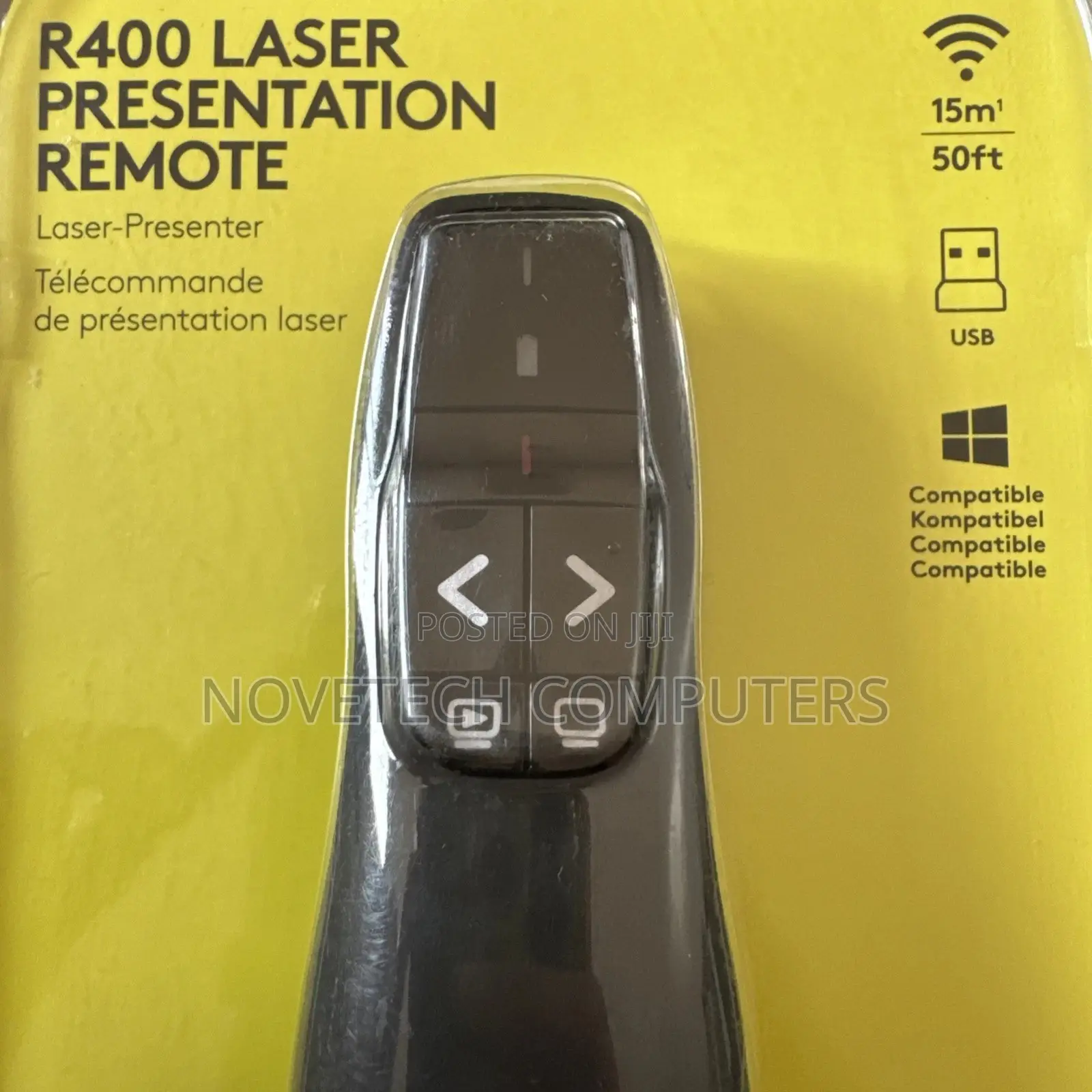 Logitech R400 Professional Wireless Presenter Laser Pointer New Sealed