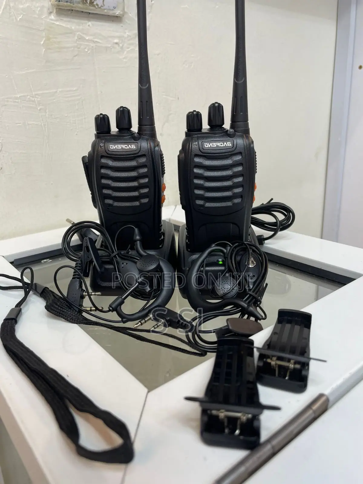 Baofeng 888s Walkie Talkie Radio Calls -2 Pieces-With Earphones
