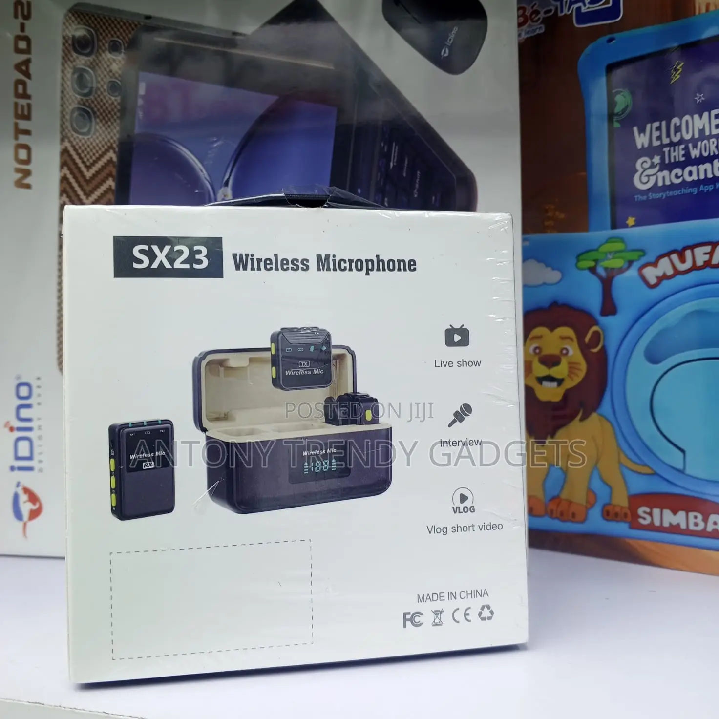 Sx23 Interview Wireless Microphone 9h Battery 40m Range