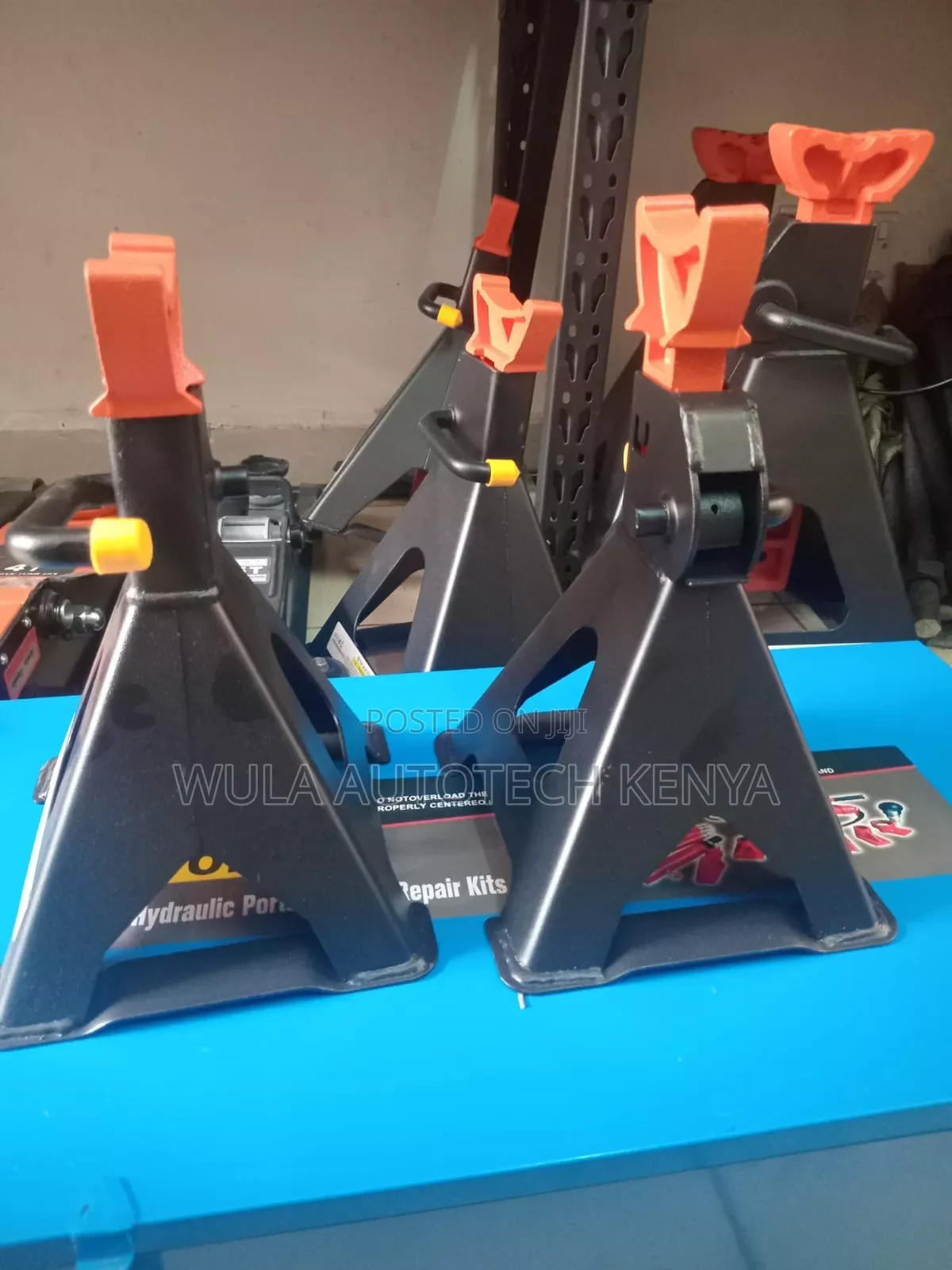 Reliable And Rugged Heavy Duty 6tns Car Safety Stands (Pair) Sunshine