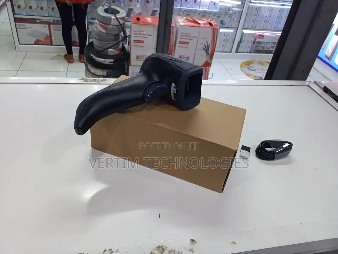 Syble Laser Wired Barcode Scanner With Stand