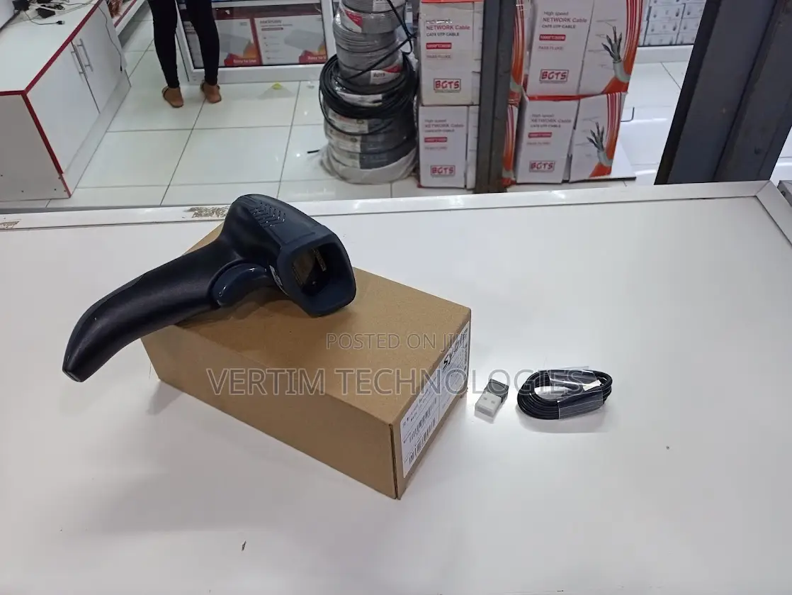 Handheld Barcode Scanner Pos With Stand Wired 1d
