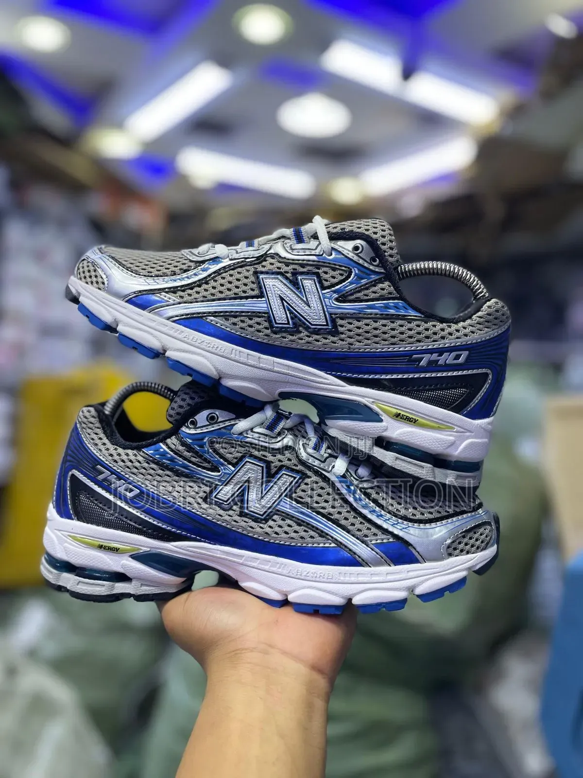 New Balance 740 Grey Blue Sneakers