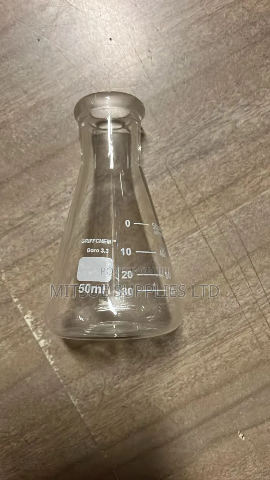 Set of 5 Conical Flask 50ml Griffchem