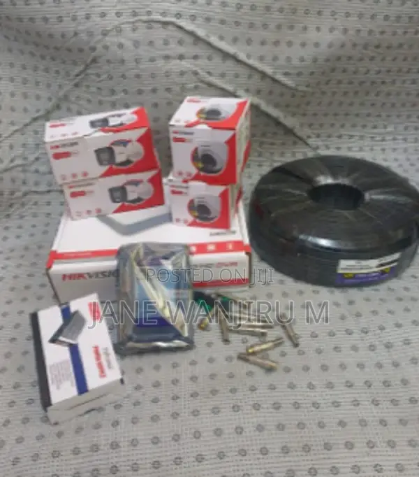 4 Channel-Complete Set Up of 4 CCTV Camera
