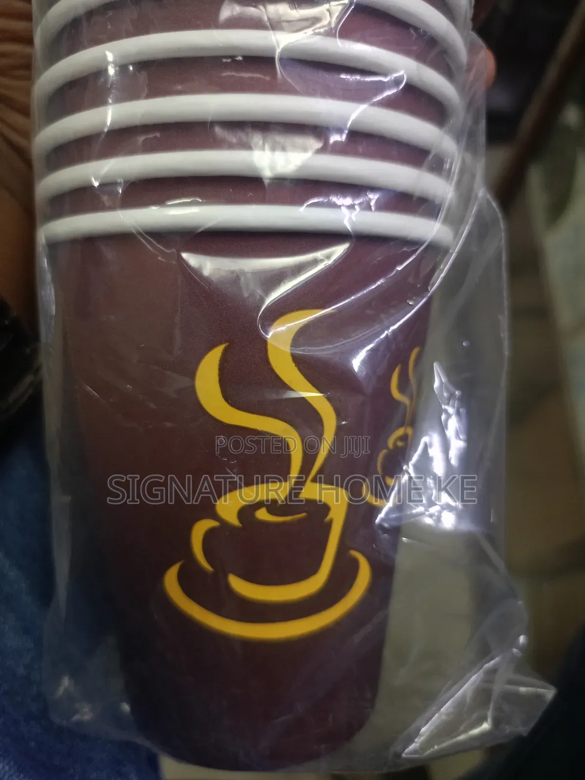 50pcs Disposable Coffee Cups Coffee Mugs