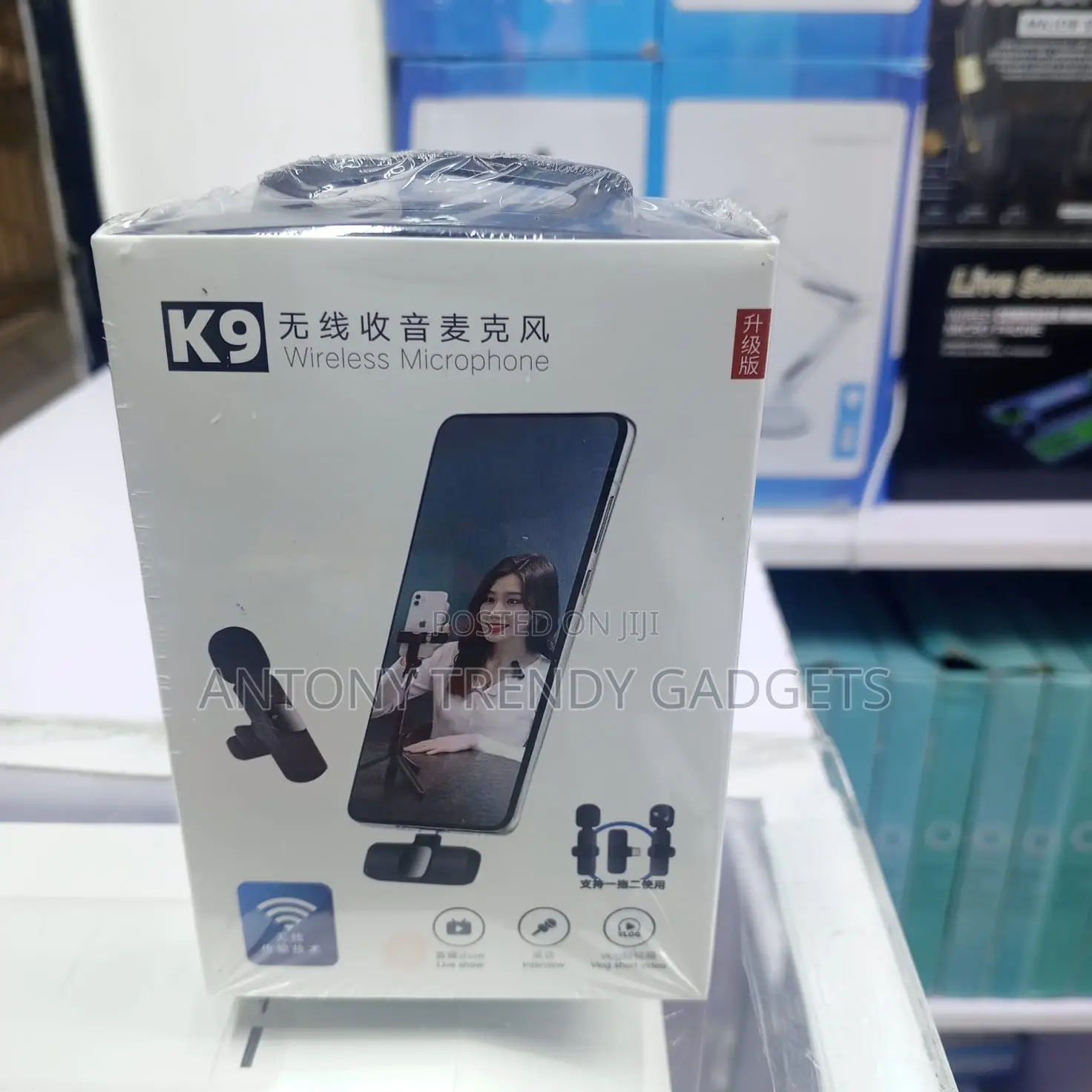  Clip on Wireless Mic iPhone Android Interview Recording