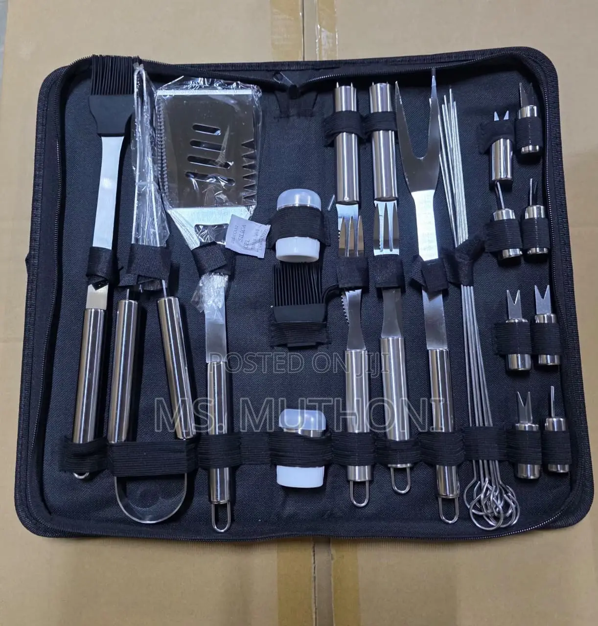 Stainless Steel Barbecue Grill Tool Set