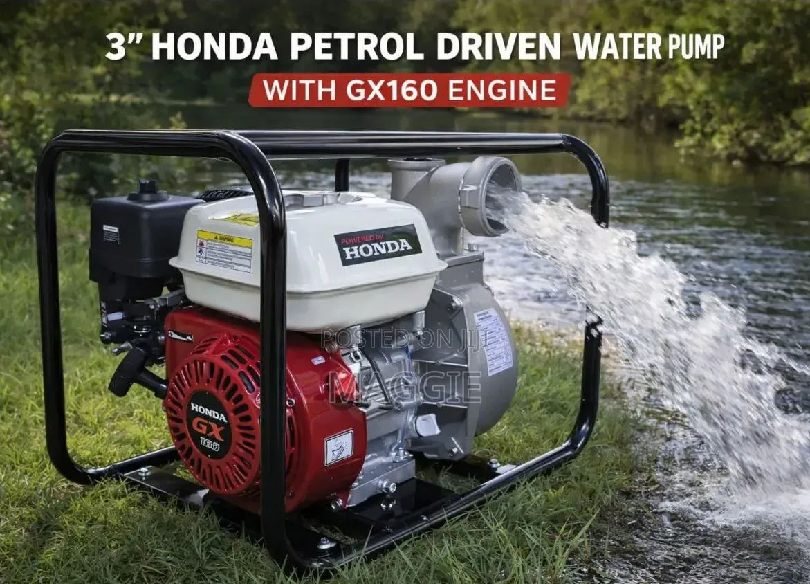 3" Honda Petrol Driven Water Pump With Gx160 Engine