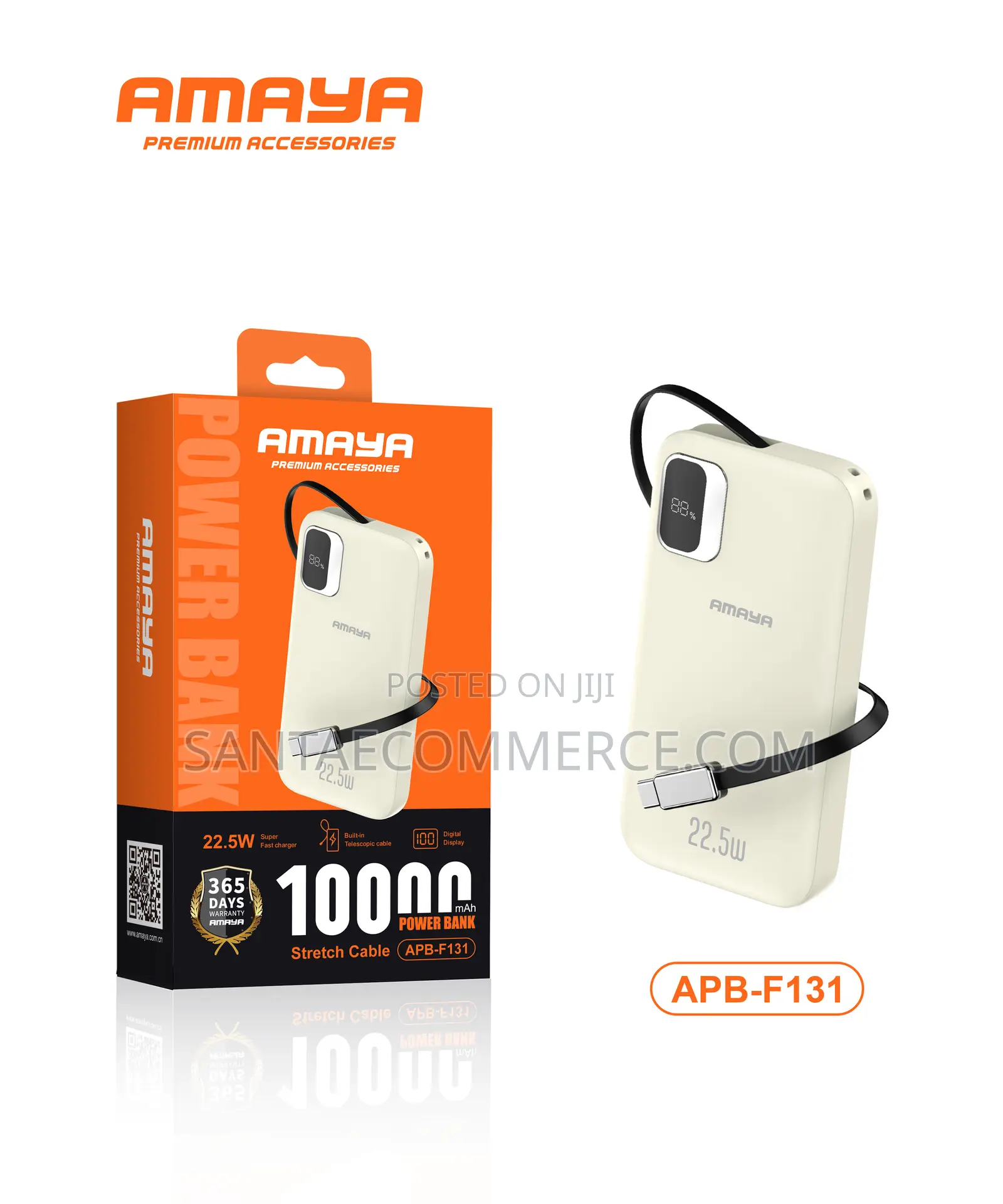 Amaya Power Bank Apb-f131 – 10,000mah, 22.5w Super Fast Charging