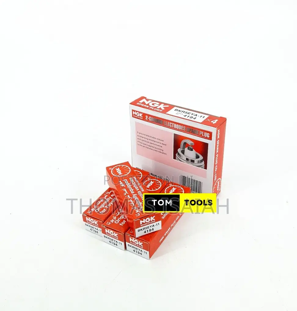 4pcs NGK 2 Ground Electrodes Spark Plugs Bkr5eya-11