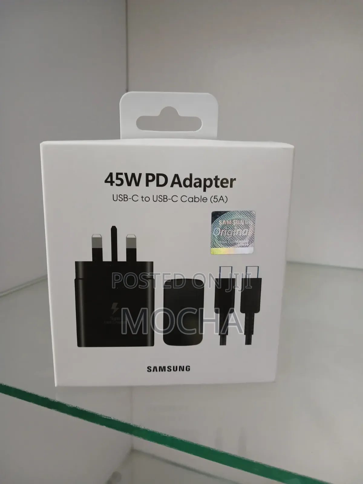 Samsung 45w Pd Charger Adapter With Usb Type C to Type C Cable