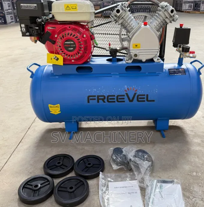 Heavy Duty Gasoline Air Compressor 100l